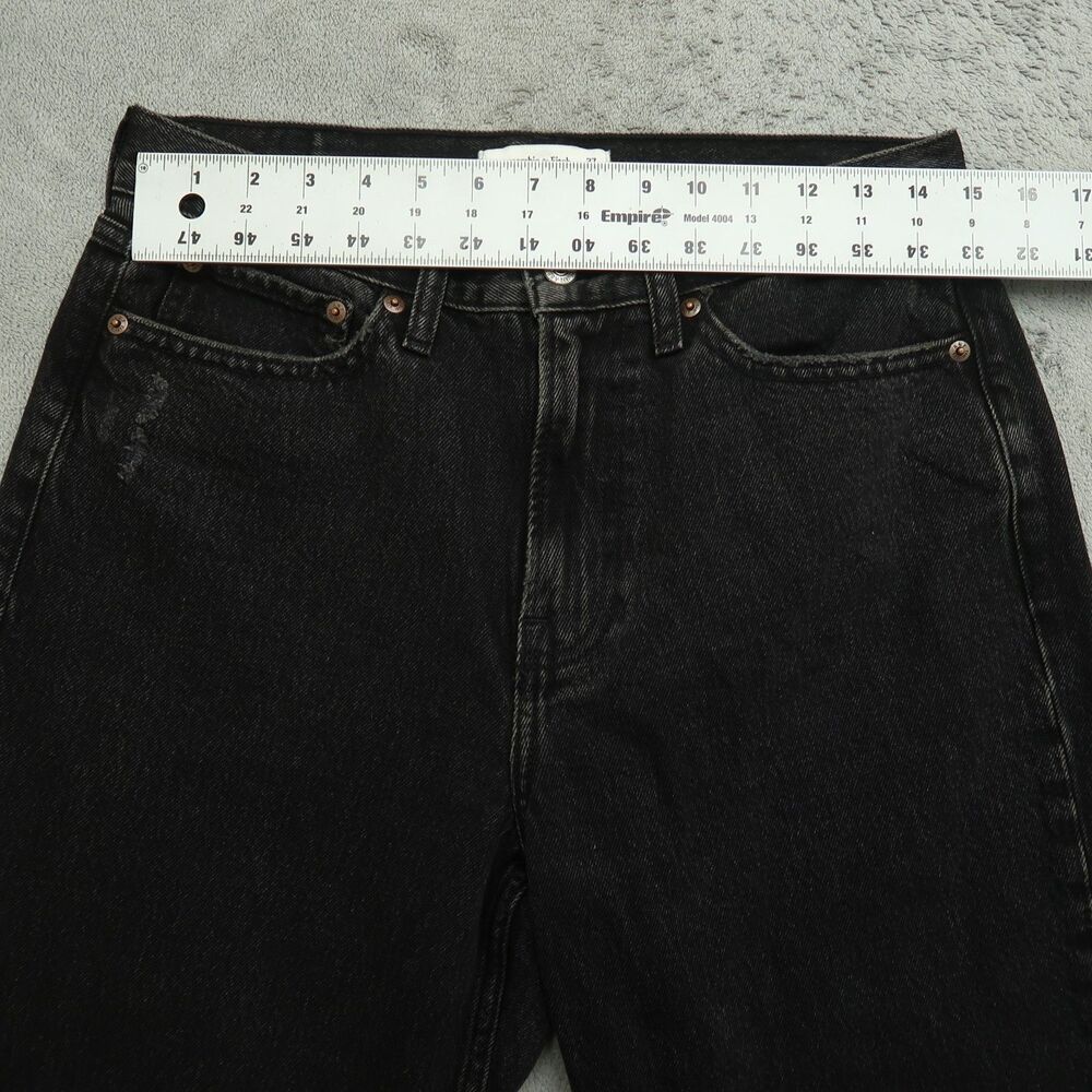 Abercrombie & Fitch Black Wide Leg Jeans - Picture 15 of 16